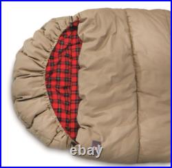 Guide Gear Canvas Hunter Extreme Sleeping Bag -30°F Rectangular-Shaped With Hood