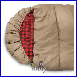 Guide Gear Canvas Hunter Extreme Sleeping Bag Rectangular-Shaped With Hood