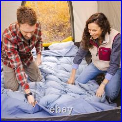 HEST Double Top Sheet Compatible Double Down Comforter Cozy Outdoor Ready