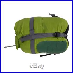 HOT! Brand New Comfortable Winter Mummy Camping Shaped Sleeping Bag Green