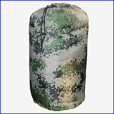 HOT! New Disruptive Pattern Mummy Shaped Sleeping Bag Camping Outdoor Army Green