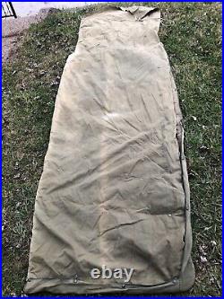 HTF Seattle Tent And Awning (Rainier) Canvas Sleeping Bag FOREST RANGER 1930s