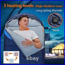 Heated Sleeping Bag Waterproof Lightweight Sleeping Bag for Camping Backpacking