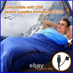 Heated Sleeping Bag Waterproof Lightweight Sleeping Bag for Camping Backpacking
