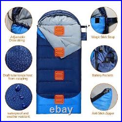 Heated Sleeping Bag Waterproof Lightweight Sleeping Bag for Camping Backpacking