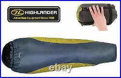 Highlander Travel Ultra Light Mummy Compact Lightweight Voyager Sleeping Bag