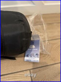 Hyke & Byke 0 Degree/17c CRESTONE 650fp Down Sleeping Bag. BLACK Size REG. 6ft
