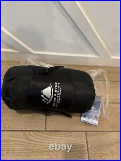 Hyke & Byke 0 Degree/17c CRESTONE 650fp Down Sleeping Bag. BLACK Size REG. 6ft