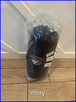 Hyke & Byke 0 Degree/17c CRESTONE 650fp Down Sleeping Bag. BLACK Size REG. 6ft