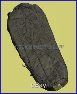 INTERMEDIATE COLD WEATHER SLEEPING BAG BLACK MSS US MILITARY -10° GOOD CONDITION