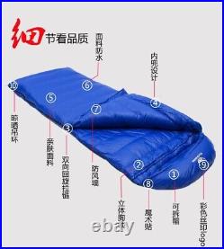 Indoor and Outdoor Camping Light Goose Down Down Sleeping Bag 700g goose down