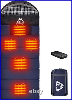 KINGS TREK Sleeping Bag Heated with 20000Mah Battery Pack & Compression Bag
