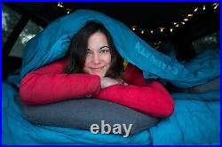KLYMIT Double 30 Degree Synthetic Sleeping Bag Blue Factory Refurbished