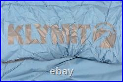 KLYMIT Double 30 Degree Synthetic Sleeping Bag Blue & Gray VGUC