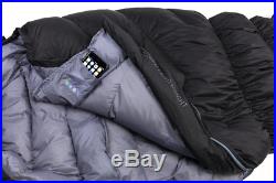 KLYMIT KSB 20 degree DOWN Sleeping Bag BLACK with stretch baffles REFURBISHED