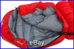 KLYMIT KSB 20 degree DOWN Sleeping Bag RED with stretch baffles REFURBISHED