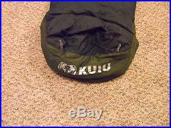 KUIU Super Down 30 degree regular length, left zipper sleping bag, NWT