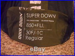 KUIU Super Down 30 degree regular length, left zipper sleping bag, NWT