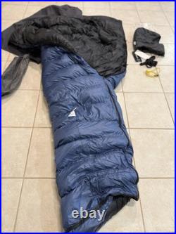 Katabatic Gear Flex 15 Quilt 900 FP Goose Down 6'6 Size, With Hood