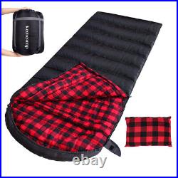 Keencamp 0 Degree Sleeping Bag Cotton Flannel Winter Cold Weather for Adults XXL