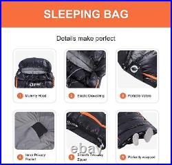 Keep Warm Backpacking sleeping bag Filled with 1.1lbs 600 FP premium duck down