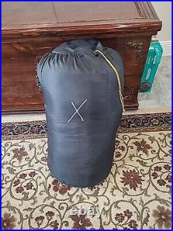 Kelty Clear Creek Double Wide Sleeping Bag, 104x92 opened, w carry bag, used