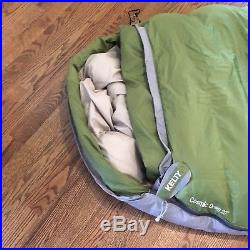 Kelty Cosmic Down 20 Degree Men Goose Down Backpacking Sleeping Bag Warm Green