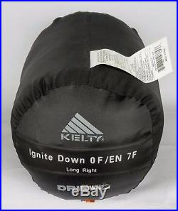 Kelty Ignite 0 Degree DriDown Sleeping Bag Used Only 2 Nights Winter Camping
