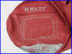 Kelty Tru. Comfort 20 Degree Doublewide Sleeping Bag-Fired Brick Geo