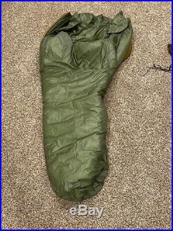 Kifaru 0° long slick bag (sleeping bag) with large 5 string stuff sack