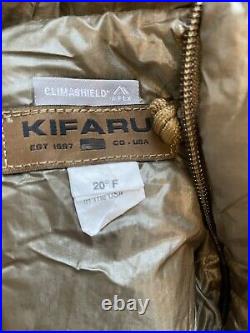 Kifaru Slick Bag 20 Degree Center Zip Mummy Sleeping Bag Regular Width&Length