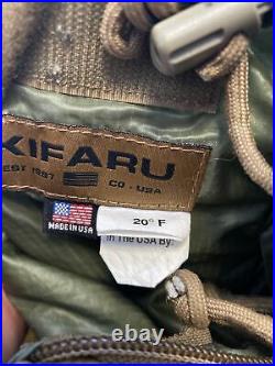 Kifaru slick bag 20 degree long wide sleeping bag Like N E W