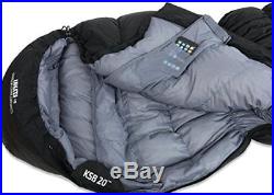 Klymit KSB 20 Degree Down Sleeping Bag with Strech Baffles, Black