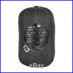 Klymit KSB 20 Degree Down Sleeping Bag with Strech Baffles, Black