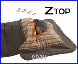 Kodiak Canvas 3121 Z Top XLT 20°F Camping Sleeping Bag, Mild Cold Weather Trip
