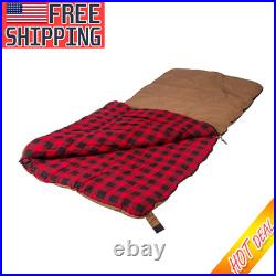Kodiak Canvas Flannel -10 Degrees Sleeping Bag 39 x 81 Camping Outdoor NEW