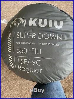 Kuiu regular size 15 degree down sleeping bag