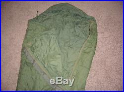 LIGHT WEIGHT ARMY GREEN PATROL SLEEPING BAG US MILITARY ISSUE
