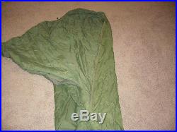 LIGHT WEIGHT ARMY GREEN PATROL SLEEPING BAG US MILITARY ISSUE