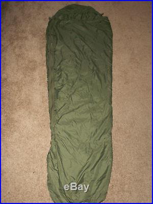 LIGHT WEIGHT ARMY MSS GREEN PATROL SLEEPING BAG US MILITARY ISSUE G/VG