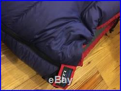 LL Bean -15 Degree Rectangular Down Sleeping Bag EUC