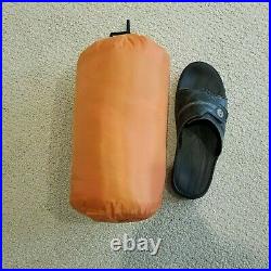 LL Bean semi-rectangular 35-degree down sleeping bag