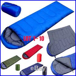 LOT 20 Mummy Sleeping Bag 5F/-15C Camping Hiking With Carrying Case New OH