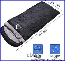 Large 0 Degree Sleeping Bags for Adults Cold Weather Sleeping Bag Camping
