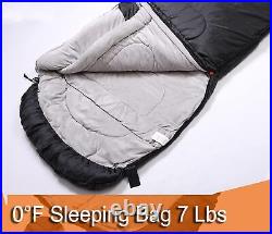 Large 0 Degree Sleeping Bags for Adults Cold Weather Sleeping Bag Camping