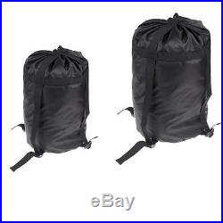 Lightweight Compression Stuff Sack Outdoor Camping Sleeping Bag Black S/L