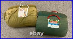 Lot of 2 Vintage 70s Coleman Sleeping Bags Camping Ducks See Description