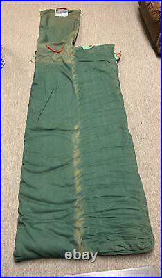 Lot of 2 Vintage 70s Coleman Sleeping Bags Camping Ducks See Description