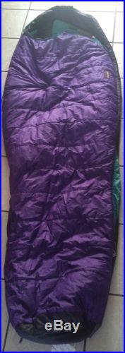 MARMOT Mistral Regular Sleeping Bag Mummy Bag Purple Backpacking