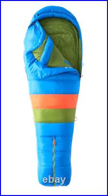 MARMOT Sawtooth 15° Down Sleeping Bag Dark Azure Foliage Regular Dual Zip